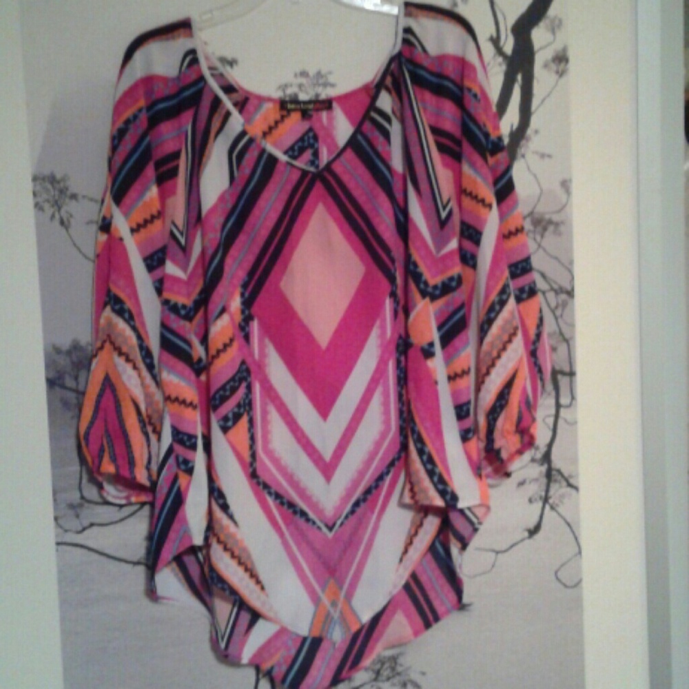 Plus Size multi-colored Blouse